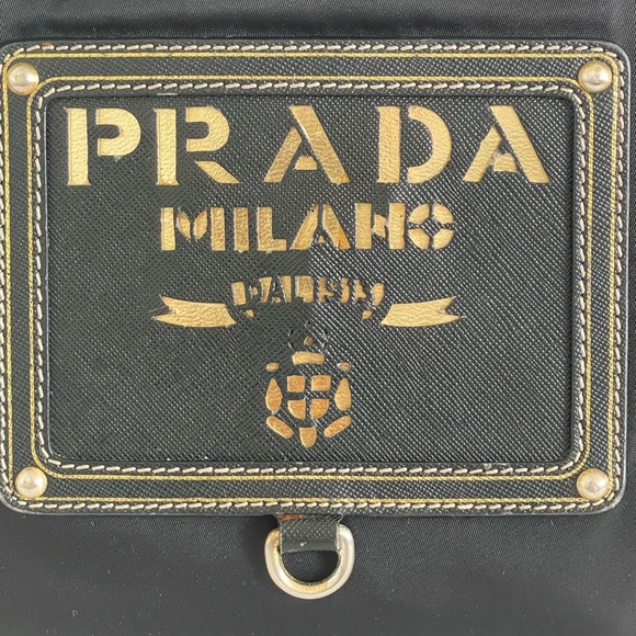 PRADA logo Vertical Tote Bag - Picture 2 of 16